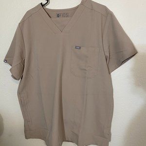 FIGS Axim Cargo Scrub bottoms and CHISEC Three-Pocket Scrub Top in Boulder